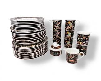 151 VilleroyBochIntarsiaBoneChina40PieceSet