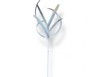 46 WindflowerMetalGardenWindSculpture