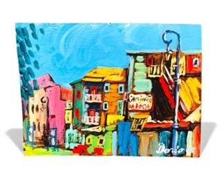 74 HectorDarioCaudaOriginalPaintingCaminitoLaBocawCOA