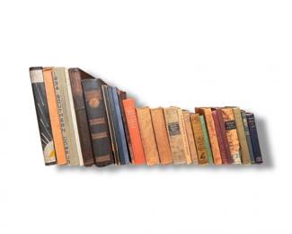 102 AssortmentofAntiqueVintageBooksMixedSubjects