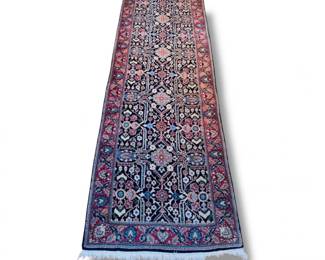 104 HandknottedWoolCorridorRunnerPad