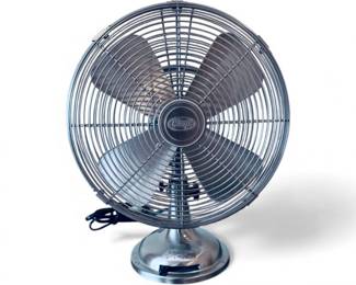 51 HunterCenturyAllMetalRetroOscillating3SpeedTableFan
