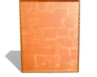 94 FramedCorkPinboardwOrnateGoldFrame