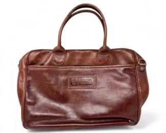170 CardonBrownLeatherWorkBagwHandles