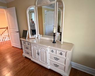Matching Dresser and Mirror