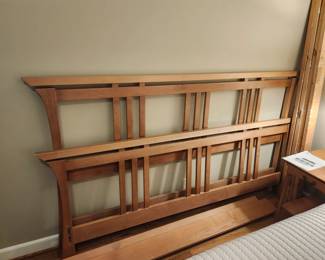 Anderson Design Studio King Sz Shinto Bed Maple