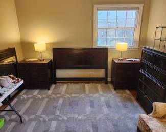 5 Piece Asian Rosewood Bedroom Suite(Heavy)