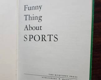 Lot of 2 Funny Thing about Sports Fred Russell Autographed Book