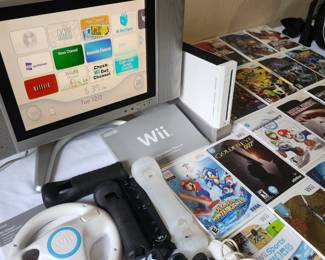 Nintendo Wii,20 games, accessories 