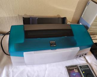 Vintage 1998 Blueberry Epson Printer for Mac