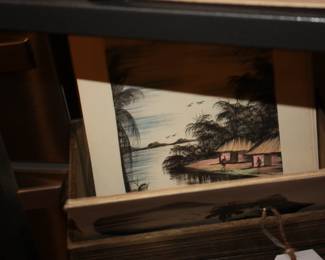 60 original signed African village pictures  all different