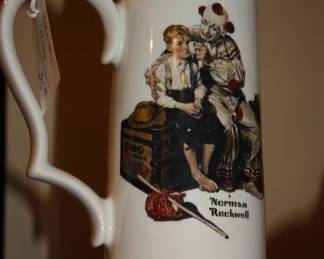 Norman Rockwell 'The Runaway'  1st edition mug