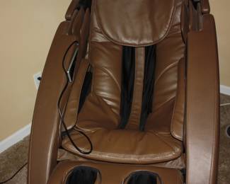 Like new. Human Touch 'NOVA' massage chair w/remote. It totally surrounds you and lays back also. HT Flex S- and L-Track System
Extending Foot and Calf Massager with Heat
3D and 4D Massage Programs
16 Auto-Wellness Programs
Full-Body Stretch Functionality
Multiple Memory Settings
Dual-Lumbar Heat
Air-powered 3D Massage
Advanced Fingertip Controls
Horizon Rest Flat Recline Option
