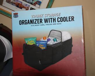 NIB auto truck storage organizer w/cooler