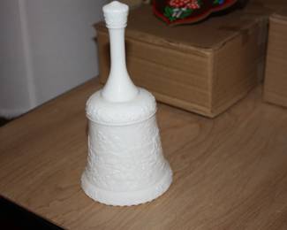Beautifully carved porcelain bell