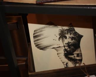 60 original signed African village pictures  all different