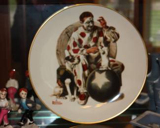 Norman Rockwell 'The Understudy' plate limited edition 3527/7500