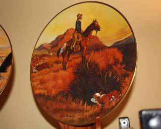 Gorman fine china plate 1978  collector series ' Hiding out'  limited edition  2185/5000 George Phippens