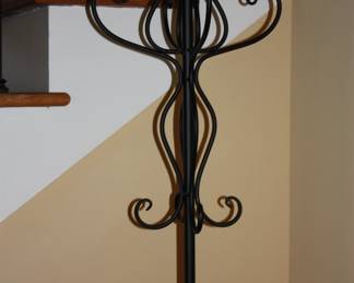 Metal coat rack