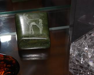 Vintage African Verdite green stone