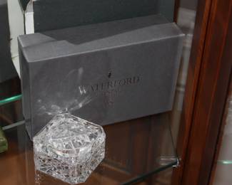 Waterford crystal box w/box