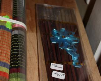 NIB chop sticks w/metal ends