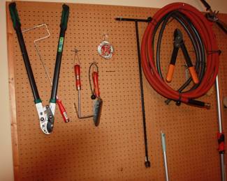 Limb loppers, water meter key and misc