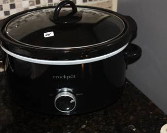 Black crock pot