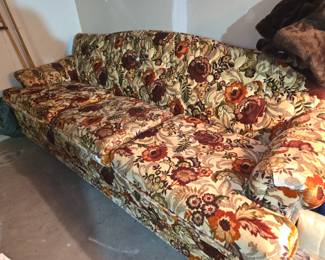 Vintage floral sofa