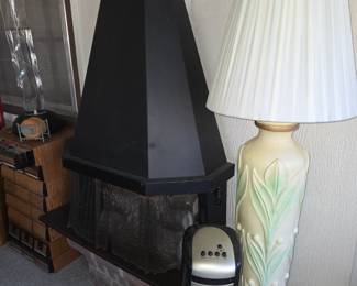 Free-standing fireplace