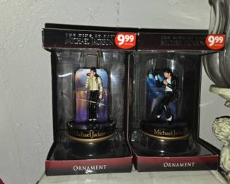 Michael Jackson Christmas ornaments