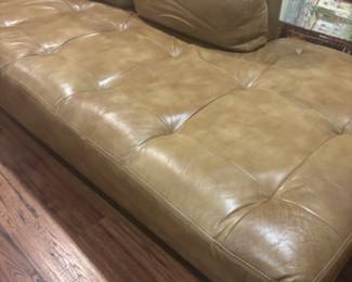 Gorgeous leather sofa , super soft no stains , no smoking , no pets