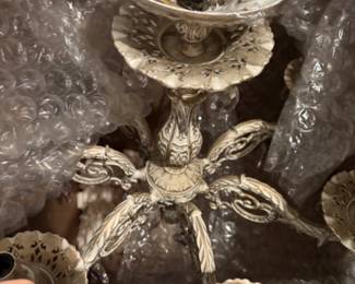 Metal chandelier from Brandon’s 