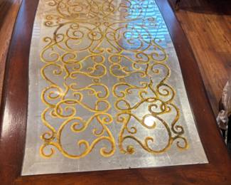 Mirrored top coffee table