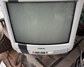 Vintage 13” Sony tv with Nintendo skin (works)