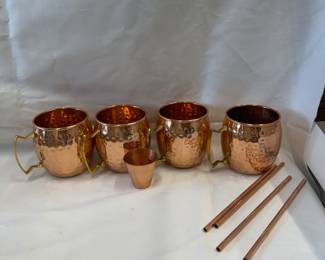 Copper mule mugs
