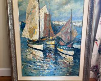 Fine art sailboat painting