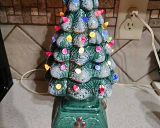 Vintage Ceramic Christmas Tree 