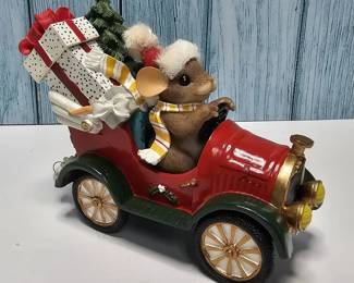 Fitz Floyd  Charming Tails  Headin Home For The Holidays  Retired 