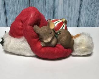 Fitz Floyd  Charming Tails  The Nap Before Christmas  Retired