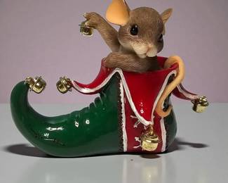 Fitz Floyd  Charming Tails  A Little Holiday Jingle  Retired 