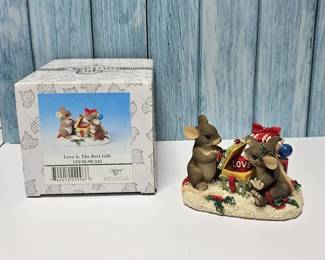 Fitz Floyd  Charming Tails  Love Is The Best Gift  Special Edition  Retired