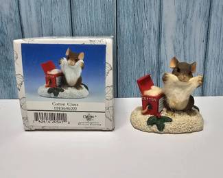 Fitz Floyd  Charming Tails  Cotton Clause  Special Edition 2000  Retired