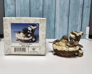 Fitz Floyd  Charming Tails  Nestled In For The Holidays  Retired 