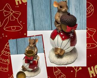 Fitz Floyd  Charming Tails  Good Things Come In Small Packages 2  Special Edition  Retired 