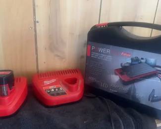 2 M12 Milwaukee Battery Chargers With One Battery
