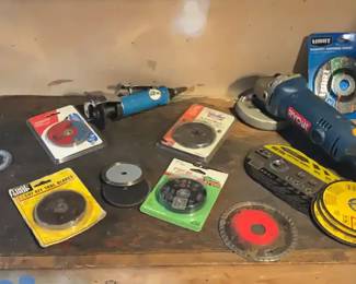 Electric Angle Grinder, And Air Cut Off Tool