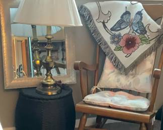 Wood Rocking Chair Decor