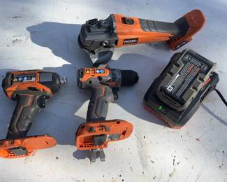 Ridgid Battery Powered Tools