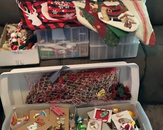 Christmas Ornaments And Stockings